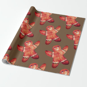 Regalo Envoltura de papel Gingerbread Man
