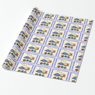 Regalo Es un chico de Baby Shower envolver papel