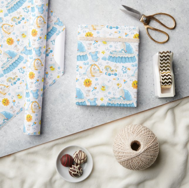 Regalo Es un papel de niño envuelto (Artesanía)
