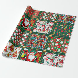 Regalo Escenas de Navidades escuetas envolver papel con t