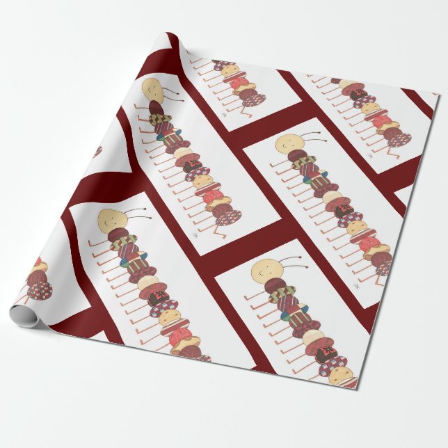 Regalo Esmalte de papel de envolvimiento único de arte -  (Desenrollado)