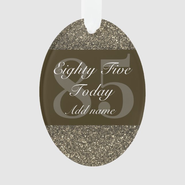 Regalo especial de adorno de cumpleaños personaliz (Anverso)