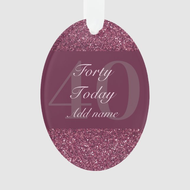 Regalo especial de adorno de cumpleaños personaliz (Anverso)