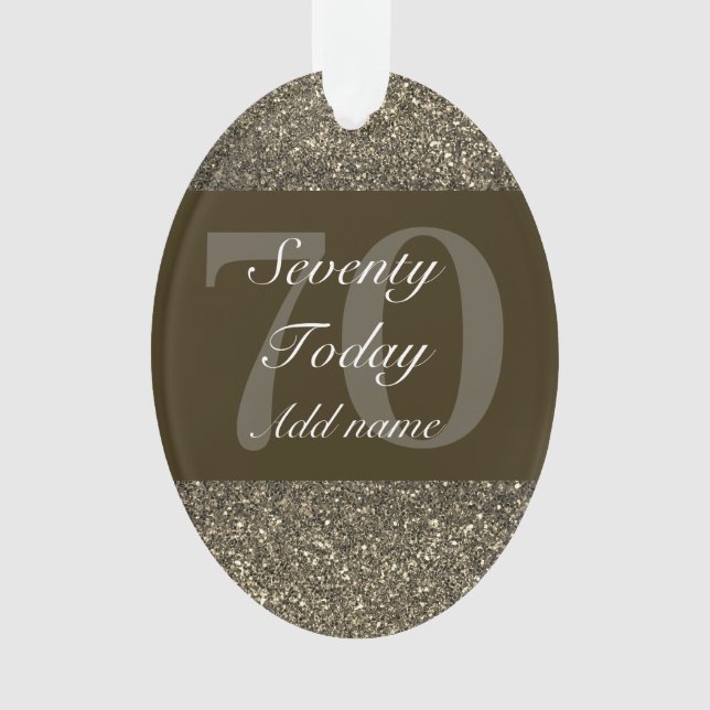 Regalo especial personalizado de adorno de cumplea (Anverso)