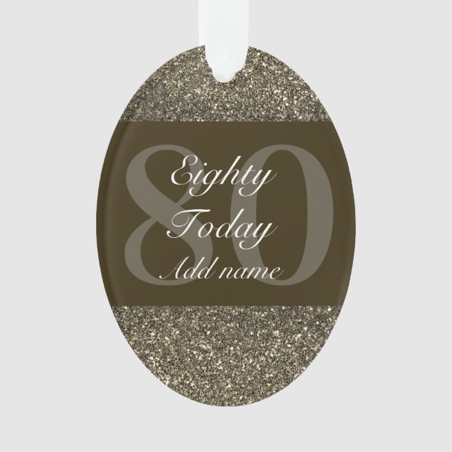 Regalo especial personalizado de adorno de cumplea (Anverso)