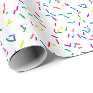 Regalo Espolvorines De Vela Sobre Papel De Envoltura Blan