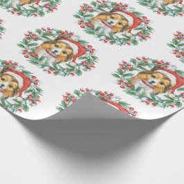 Regalo Estantería corta en Navidades con papel de envolve