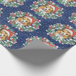 Regalo Estantería corta en Navidades con papel de envolve