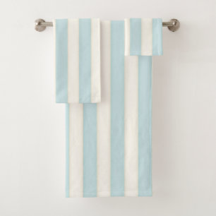 Regalo estilo cabaña de rayas victorianas azules