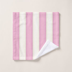 Regalo estilo cabaña de rayas victorianas rosadas