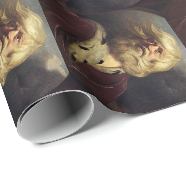 Regalo Estudio para el papel de envolver de King Lear (Esquina del rollo)