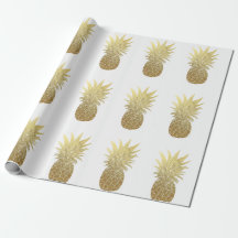 Falso papel de embalaje de la piña del Relieve