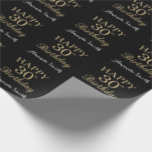 Regalo Feliz 30 aniversario de papel de envolvimiento de 