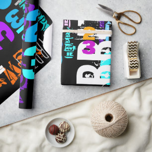 Regalo Feliz Año Nuevo del Papel de relleno de conejo