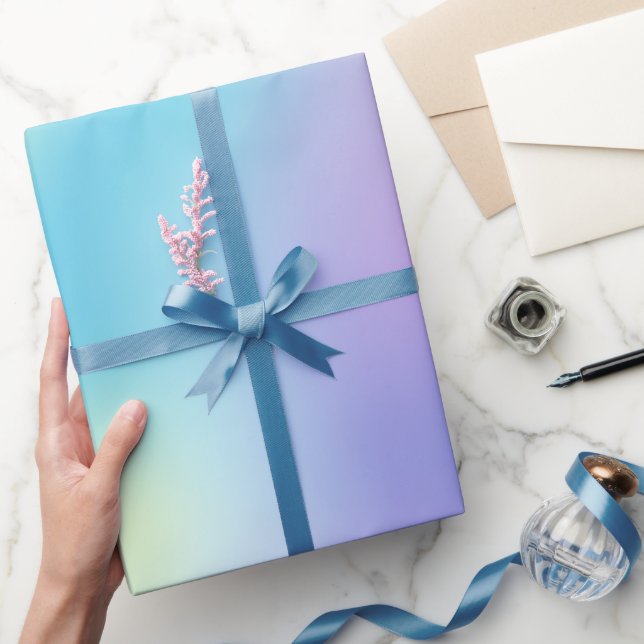 Regalo Feliz año nuevo y bendito papel de envoltura (Regalar)