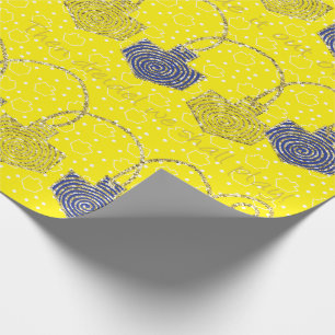 Regalo "Feliz Hanukkah Dreidel PinUCES" Papel de ajuste