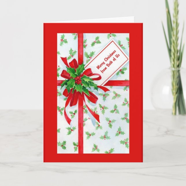 Regalo Feliz Navidad de los dos (Anverso)