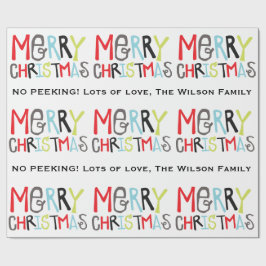 Regalo Feliz Navidad | Papel de ajuste