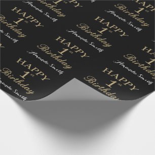 Regalo Feliz primer cumpleaños, papel de ajuste para Pur