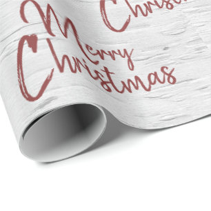 Regalo Feliz texto navideño sobre papel de relleno de bir