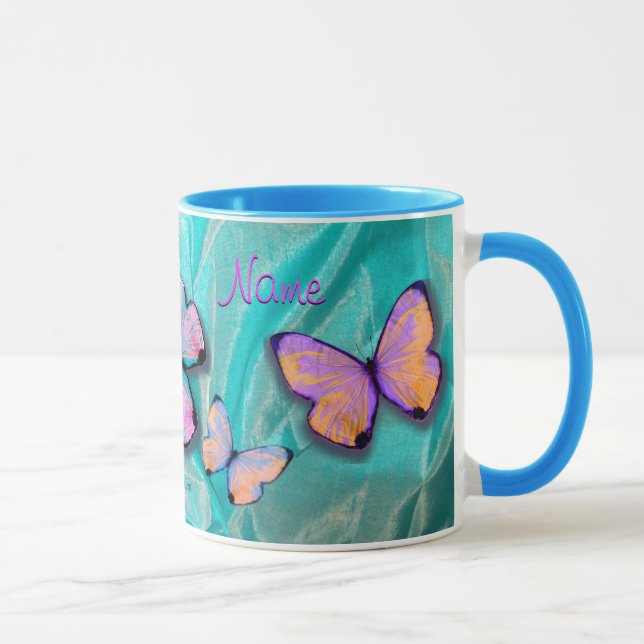 ¡Regalo femenino! ¡La taza de la mariposa, añade (Derecha)