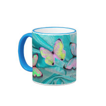 ¡Regalo femenino! ¡La taza de la mariposa, añade