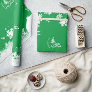 Regalo FERRY CHRISTMAS papel de envoltura de nieve