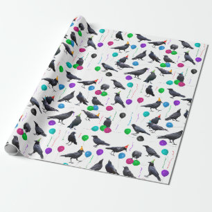 Regalo Fiesta cruza papel de envolvimiento