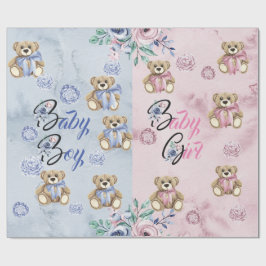 Regalo Fiesta de revelación de género de rollo de papel d