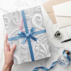 Regalo Floral 30 Pulgadas * Papel de envolvimiento brilla