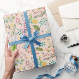 Regalo Floral de la primera comunión sagrada   Papel de 