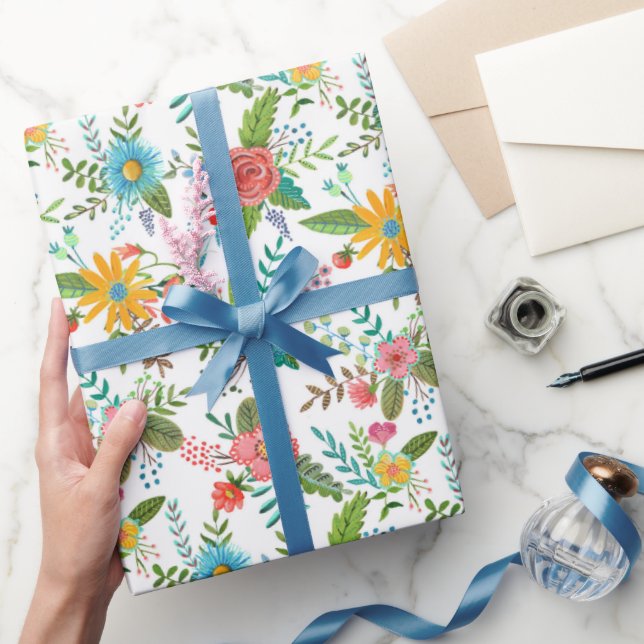 Regalo Floral de la primera comunión sagrada | Papel de e (Regalar)