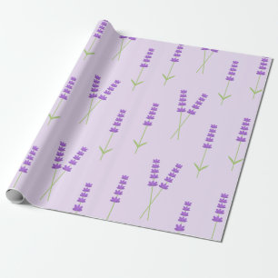 Regalo Flores de lavanda Papel envuelto
