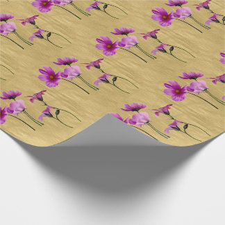 Regalo Flores de Papel para Envolver