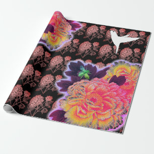 Regalo FLORES DE personalizable y papel de envolvimiento