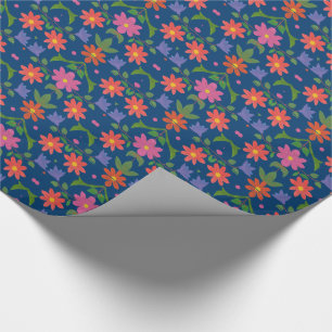 Regalo Flores de rangoli, puntos de polka sobre papel de 