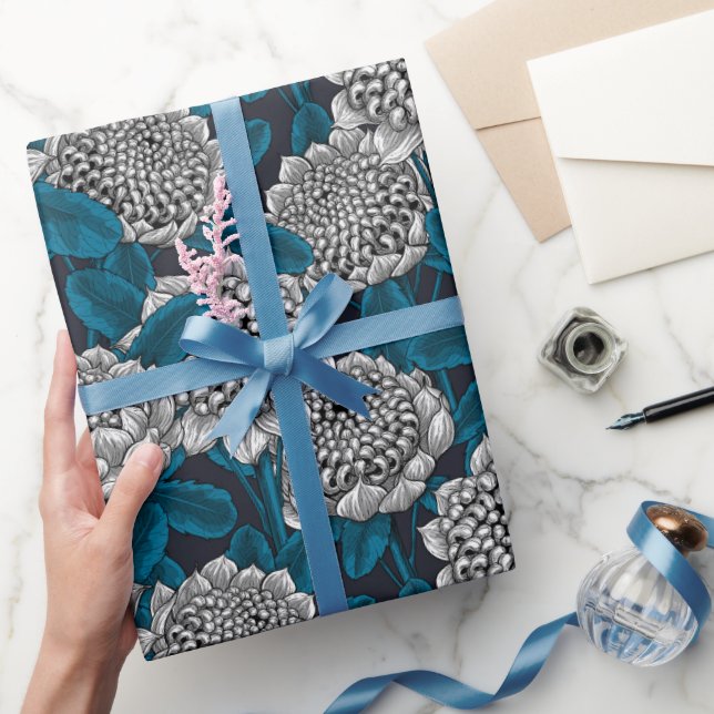Regalo Flores de waratah blancas envueltas en papel (Regalar)