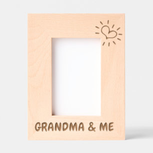 Regalo fotográfico para marco de abuela, abuela y 
