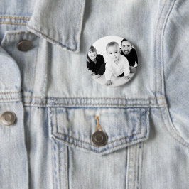 Regalo fotográfico personalizado para el botón de 