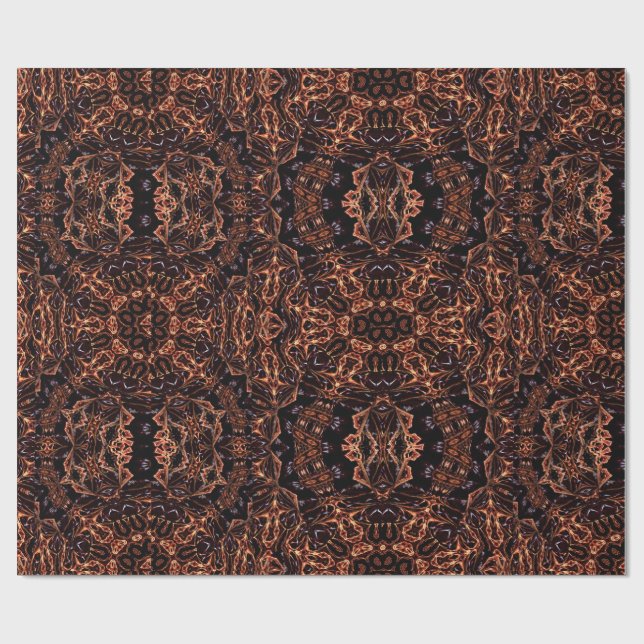 Regalo Fractal Resumen Papel de ajuste (Superficie plana)