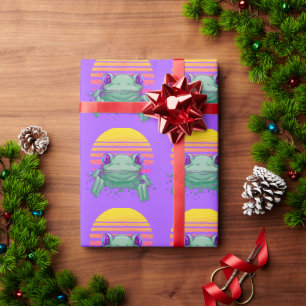 Regalo FROG gracioso Papel de ajuste