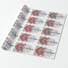 Regalo G es para el papel de ajuste del abuelo