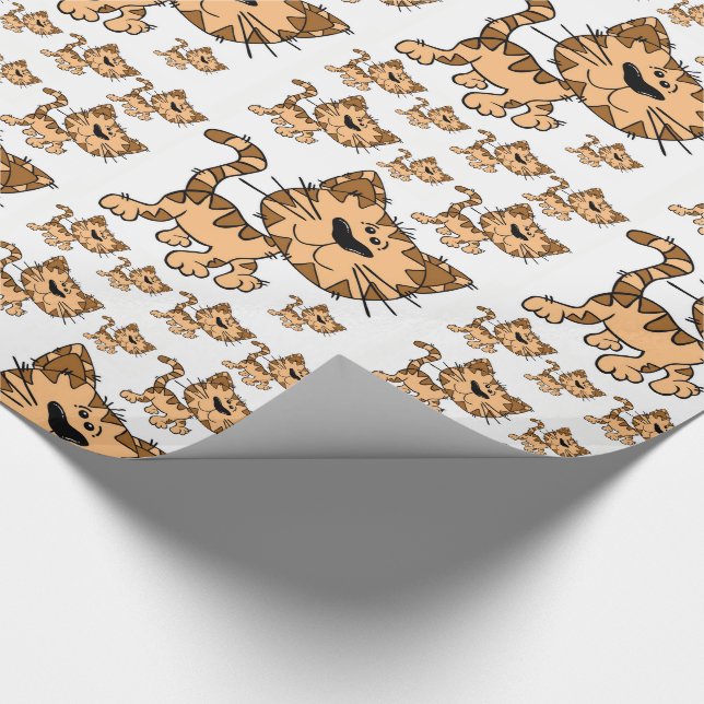Regalo Gatito de papel de envolver (Esquina)