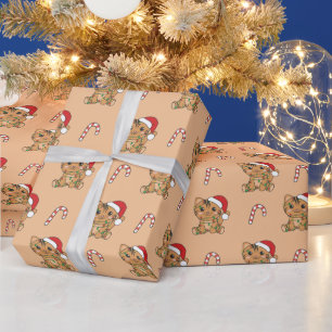 Regalo Gato Navidades Animales De Invierno Gatos Papel De