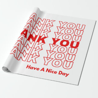 Regalo Gracias Papel de ajuste Pequeña Empresa