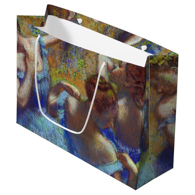 Regalo Grande Bailarinas en azul, Edgar Degas Gran Bolsa de Rega (Angulo Anverso)