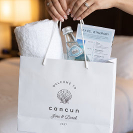 Regalo Grande Bienvenido a la bolsa de bienvenida para boda en C