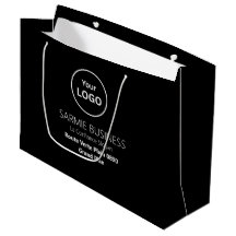 Bolsa básica de logo personalizada, bolsa de mano