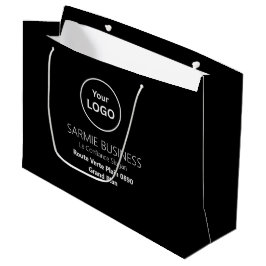 Regalo Grande Bolsa básica de logo personalizada, bolsa de mano 