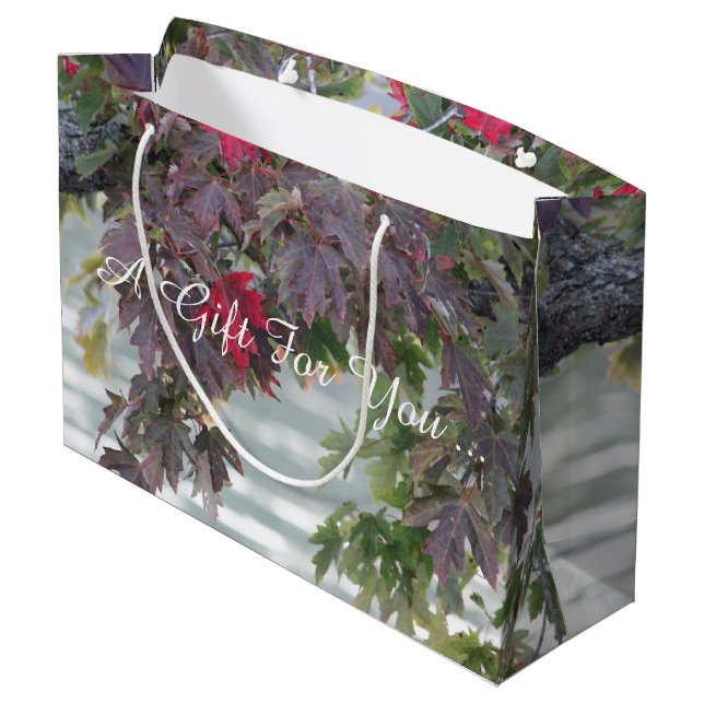 Regalo Grande Bolsa de arce canadiense (Angulo reverso)